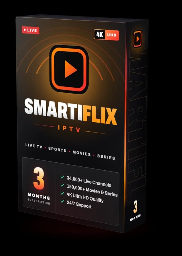 SMARTIFLIX IPTV subscription box for the 3 month plan